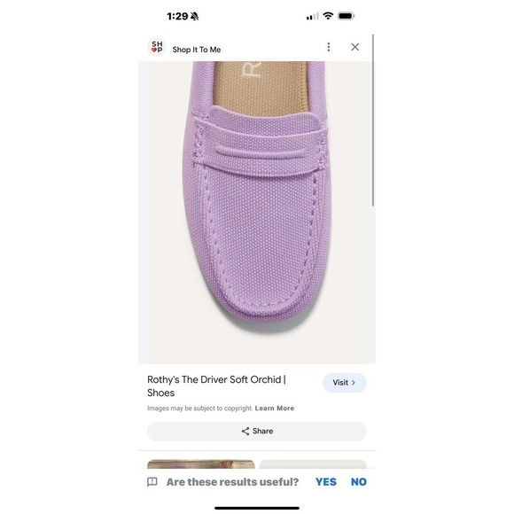 Rothy's The Driver Soft Loafer Slip-On Orchid Purple Size W10 NWOB - Picture 3 of 10